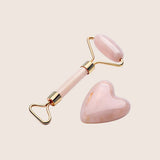 Rose Quartz Facial Roller & Gua Sha Set